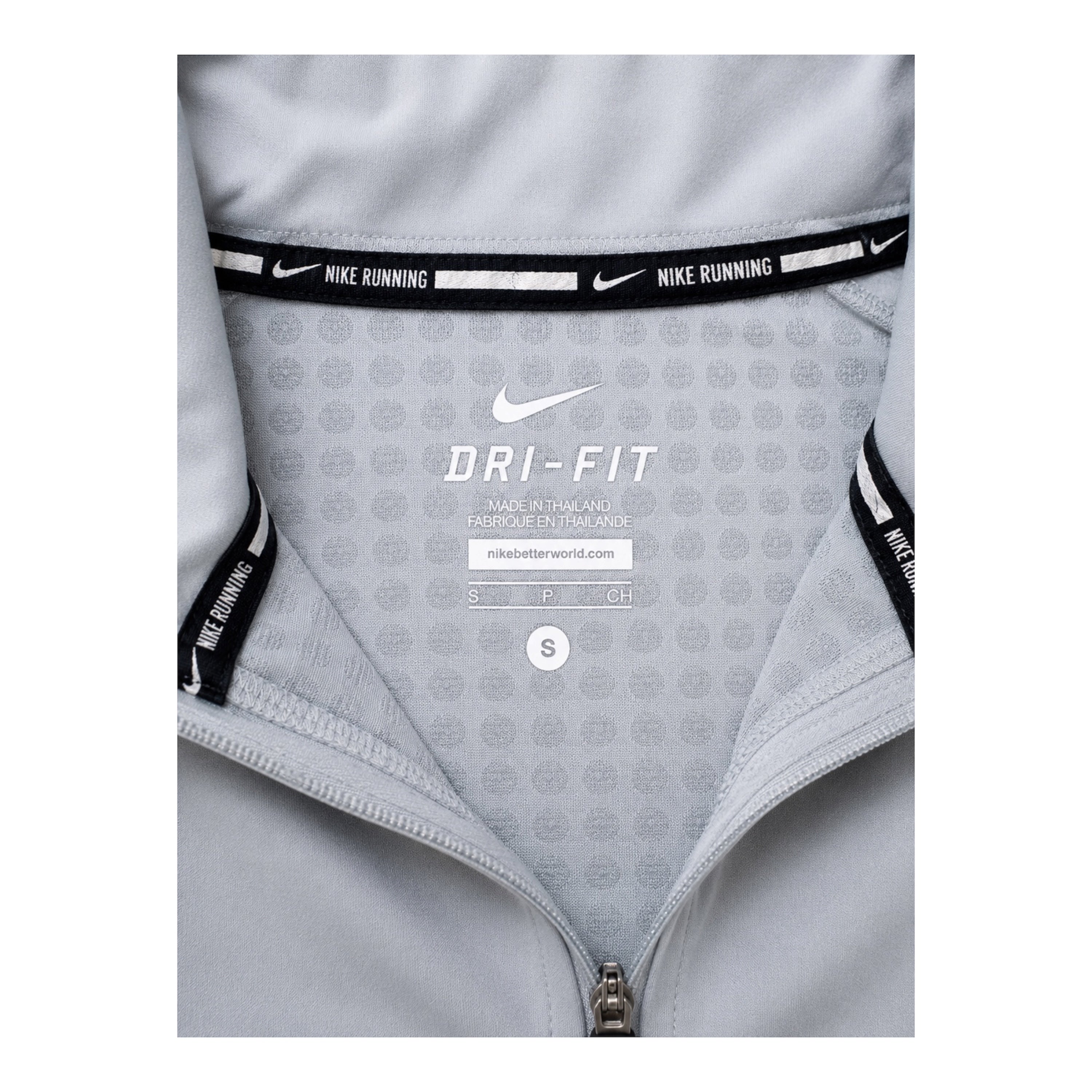 Nike Dri-FIT Running Jacket Light Grey