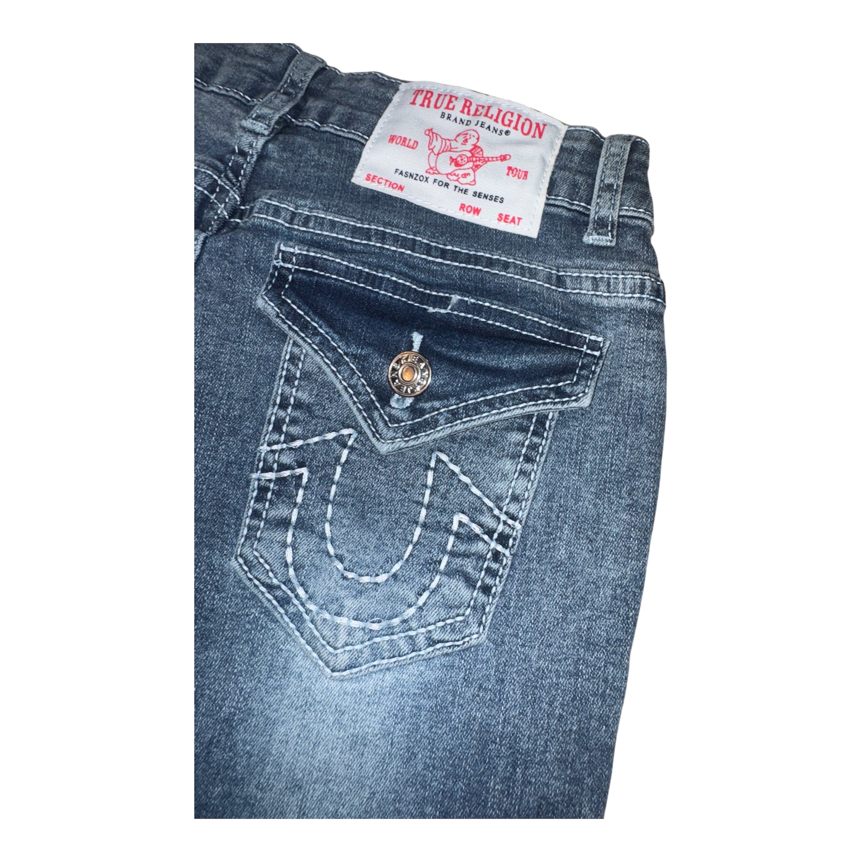 True Religion Dark Wash Flare Jeans