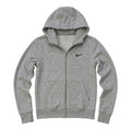 Nike Grey Zip-Up Hoodie – Embroidered Swoosh
