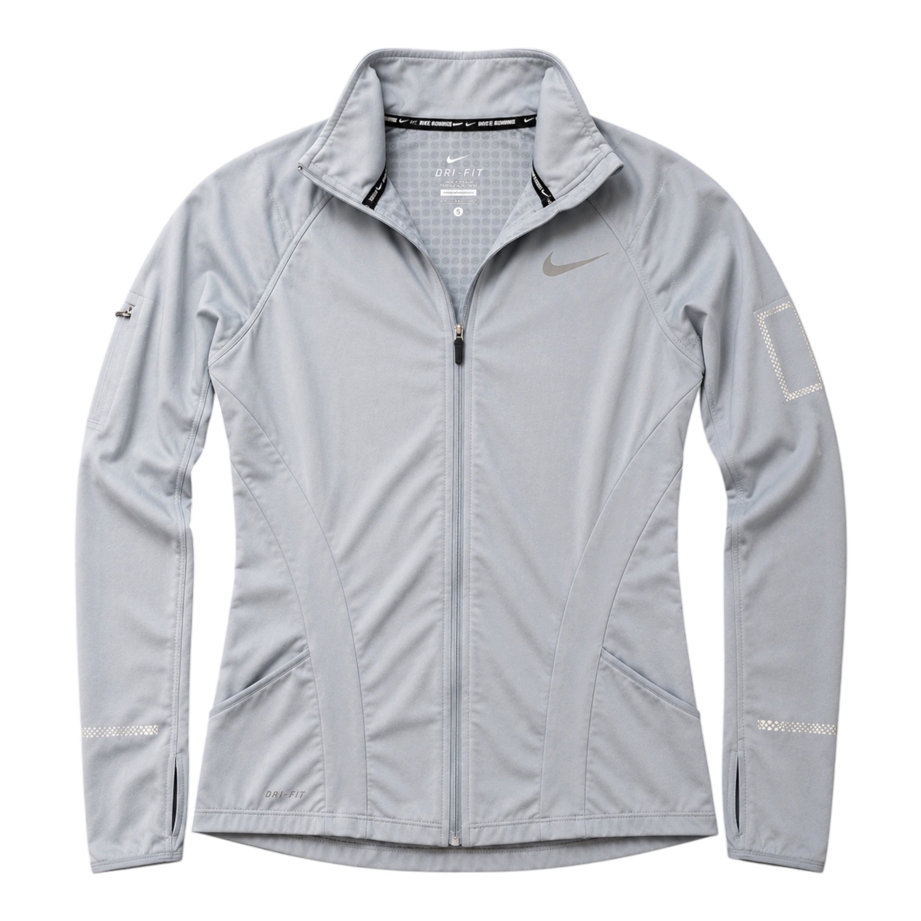 Nike Dri-FIT Running Jacket Light Grey
