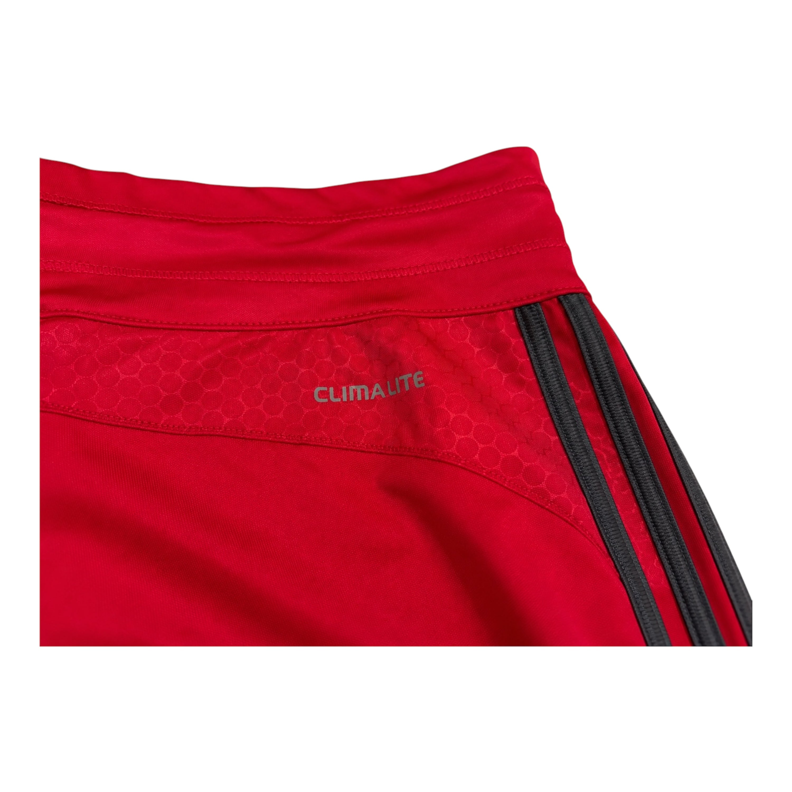 Adidas Red Wide-Leg Track Pants