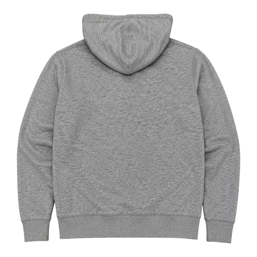 Nike Grey Zip-Up Hoodie – Embroidered Swoosh