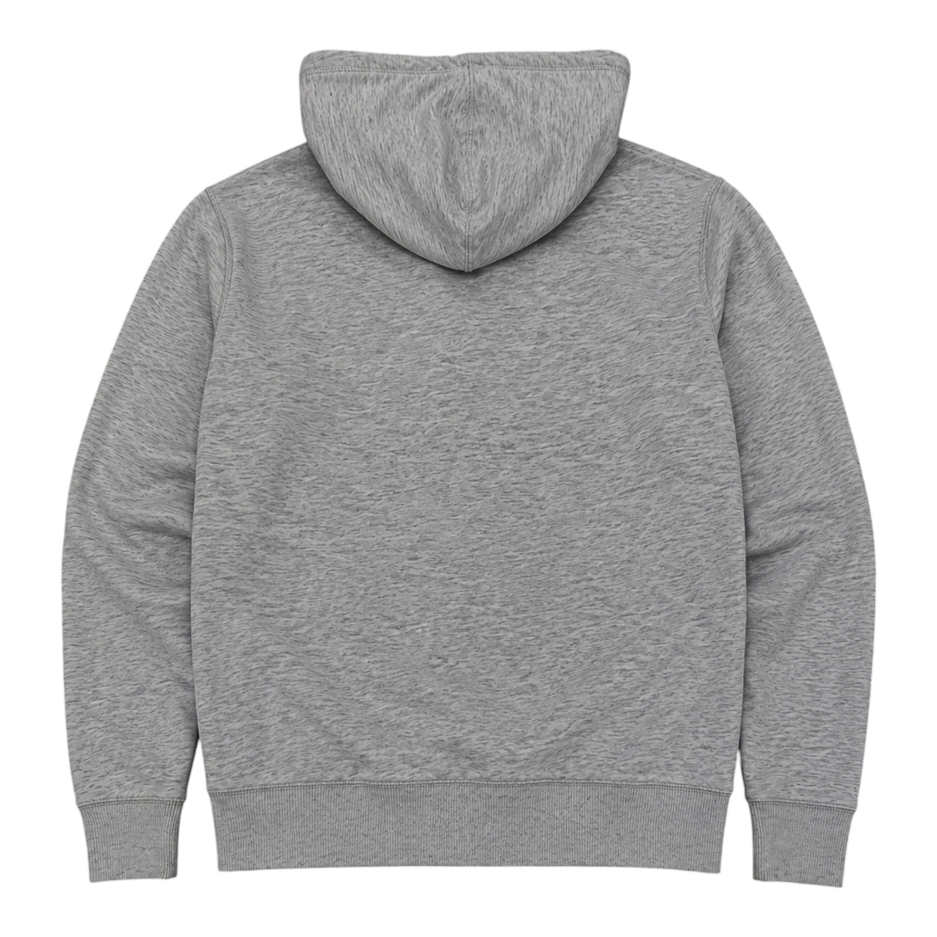 Nike Grey Zip-Up Hoodie – Embroidered Swoosh