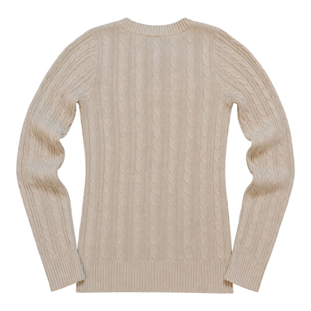 Hollister Cream Cable Knit Sweater