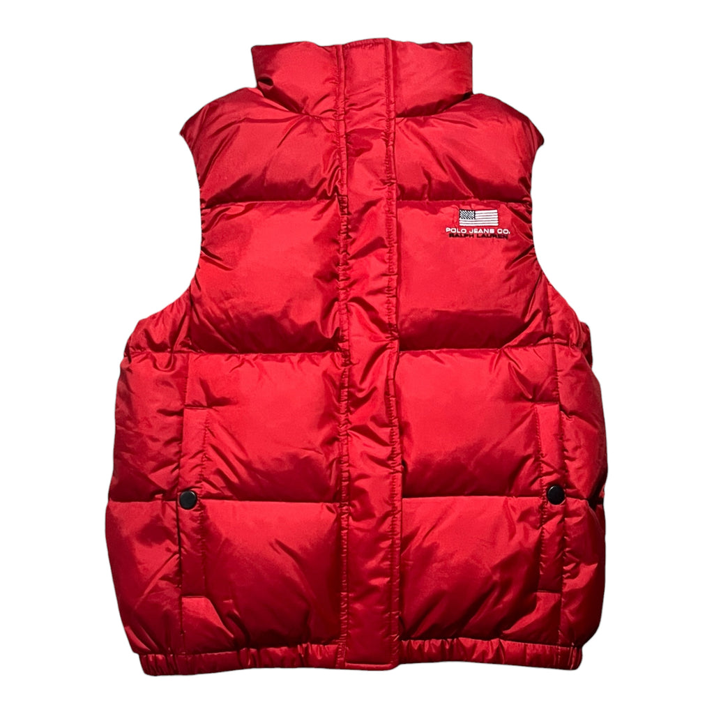 Ralph Lauren Red Puffer Vest