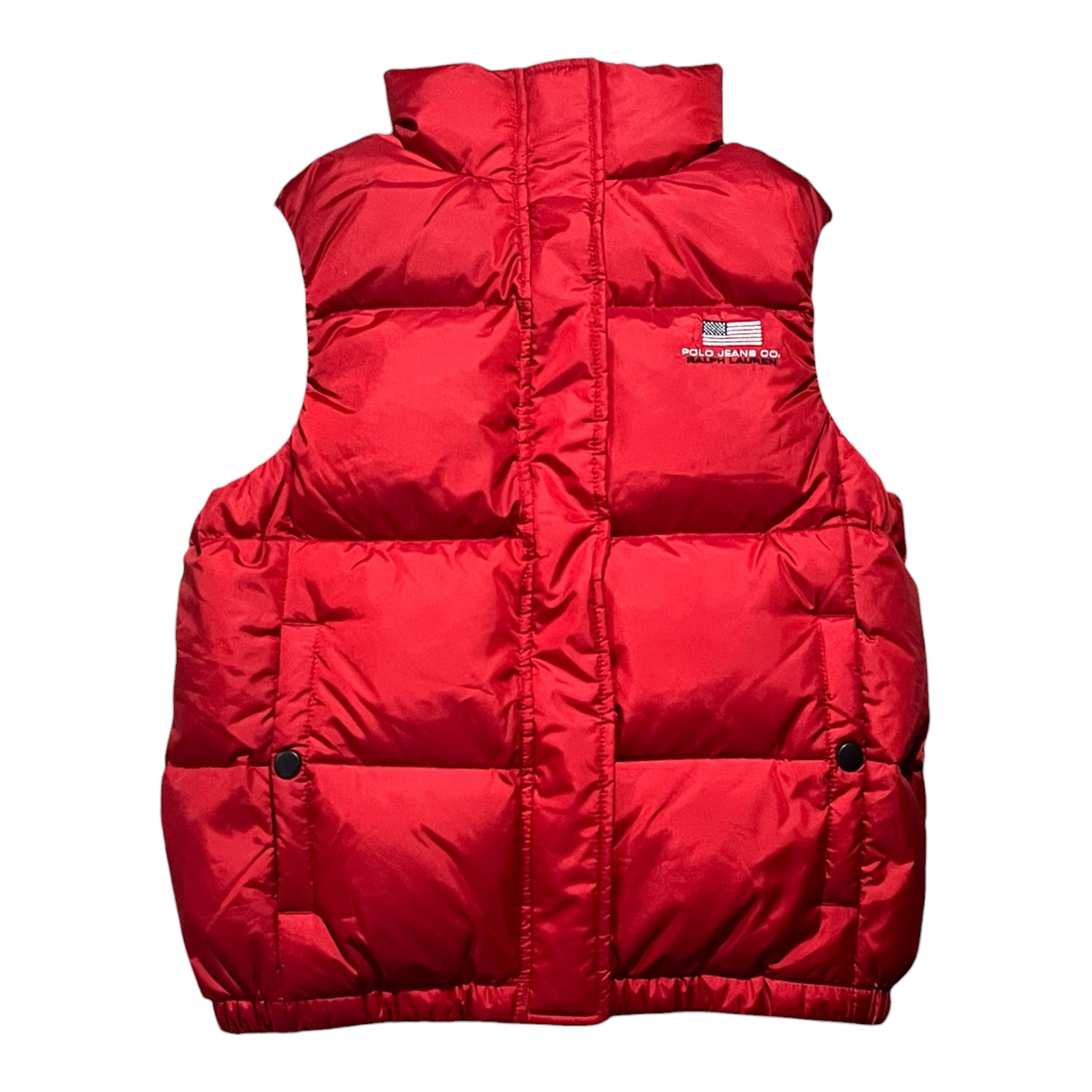 Ralph Lauren Red Puffer Vest