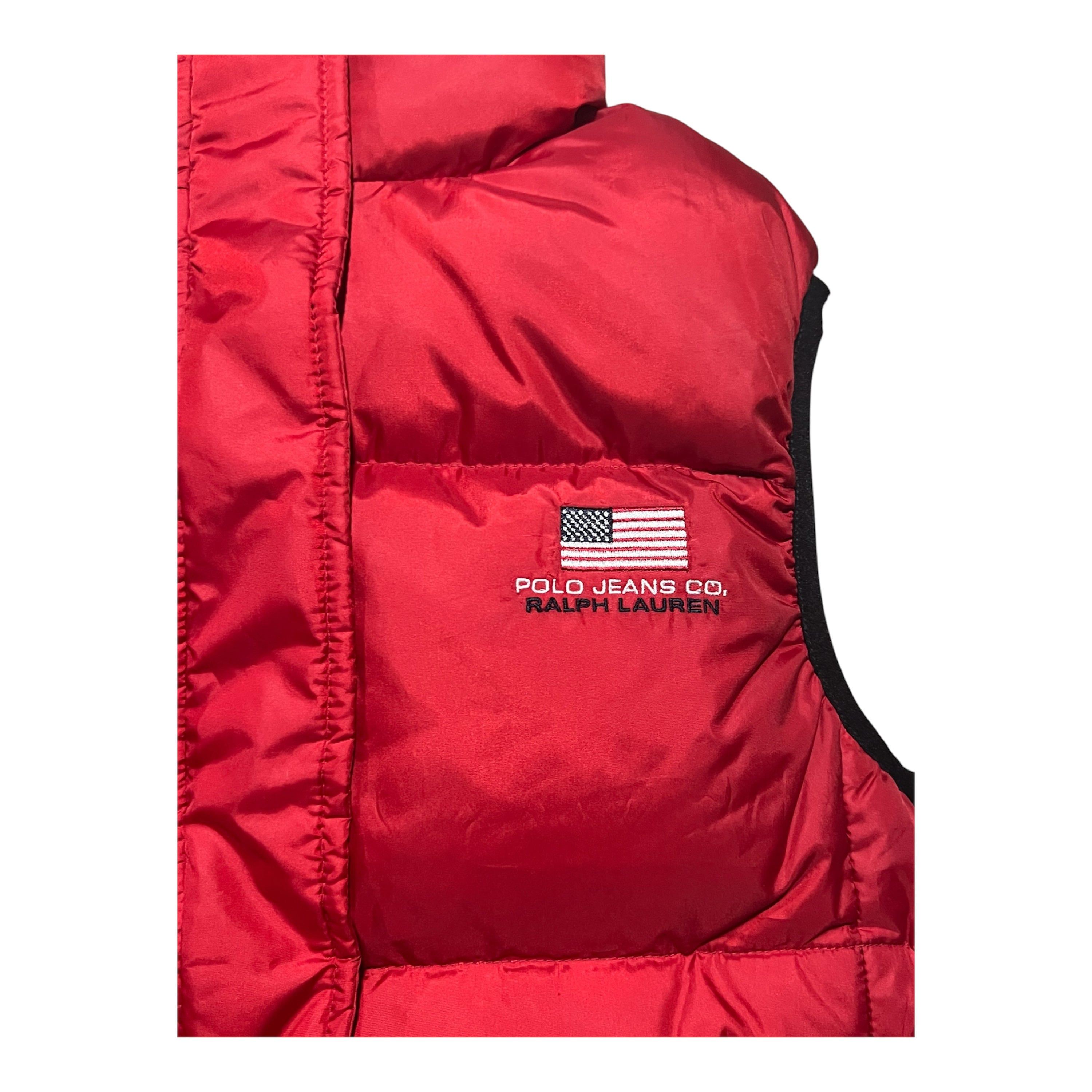 Ralph Lauren Red Puffer Vest