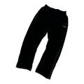 Puma Black Track Pants with White Side Stripes – Relaxed Fit