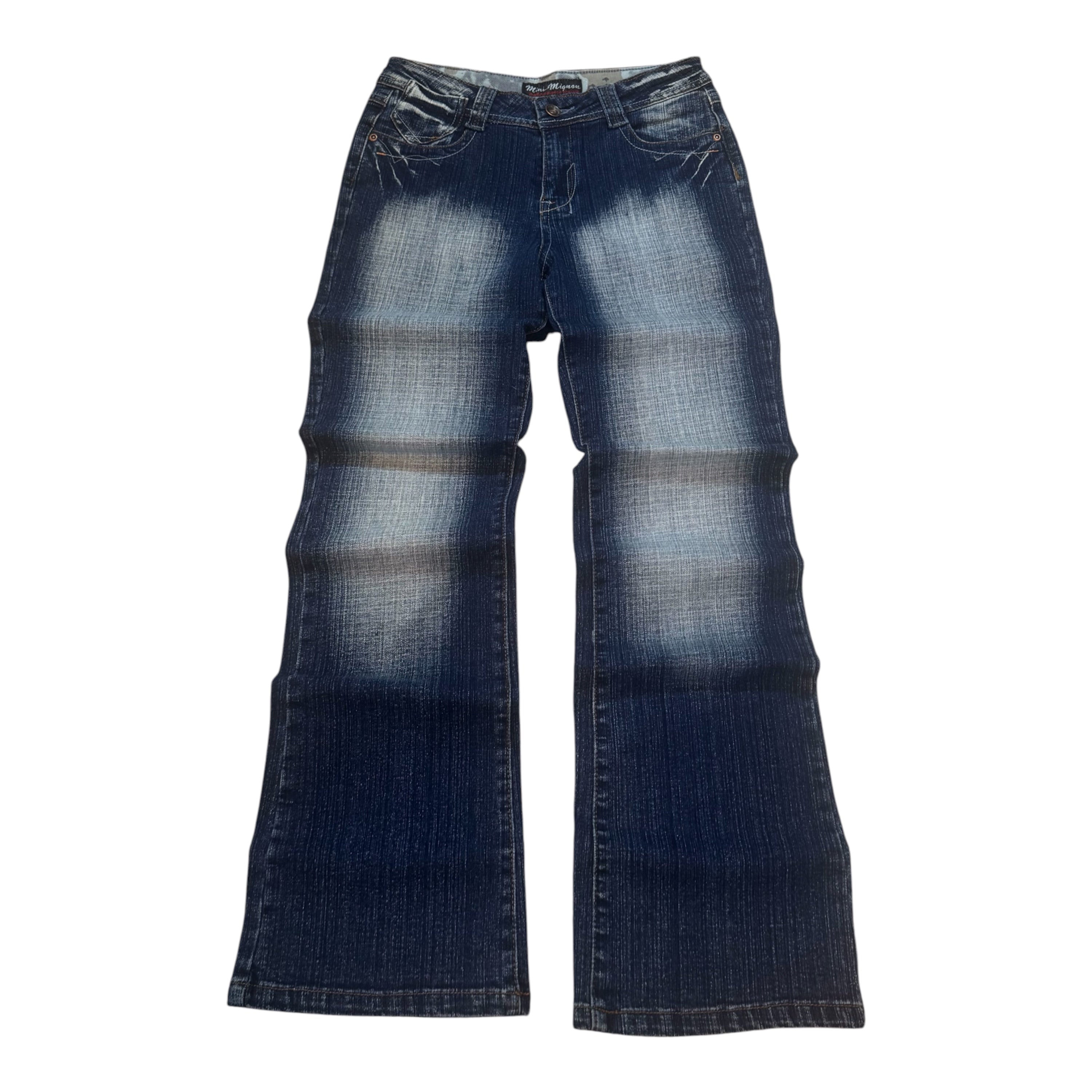 Blue Denim Jeans with Back Logo